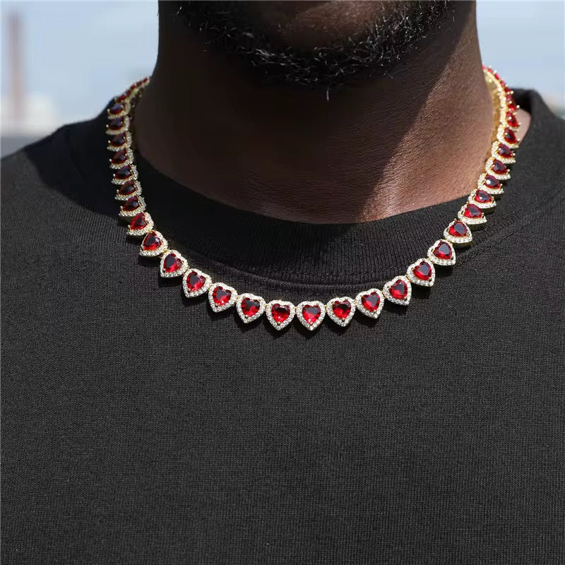 Collar Princesa Rojo/dorado