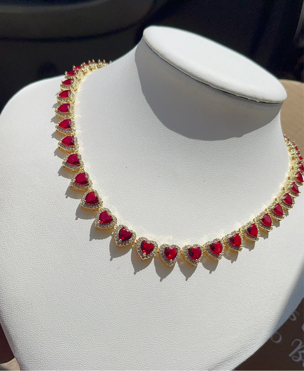Collar Princesa Rojo/dorado