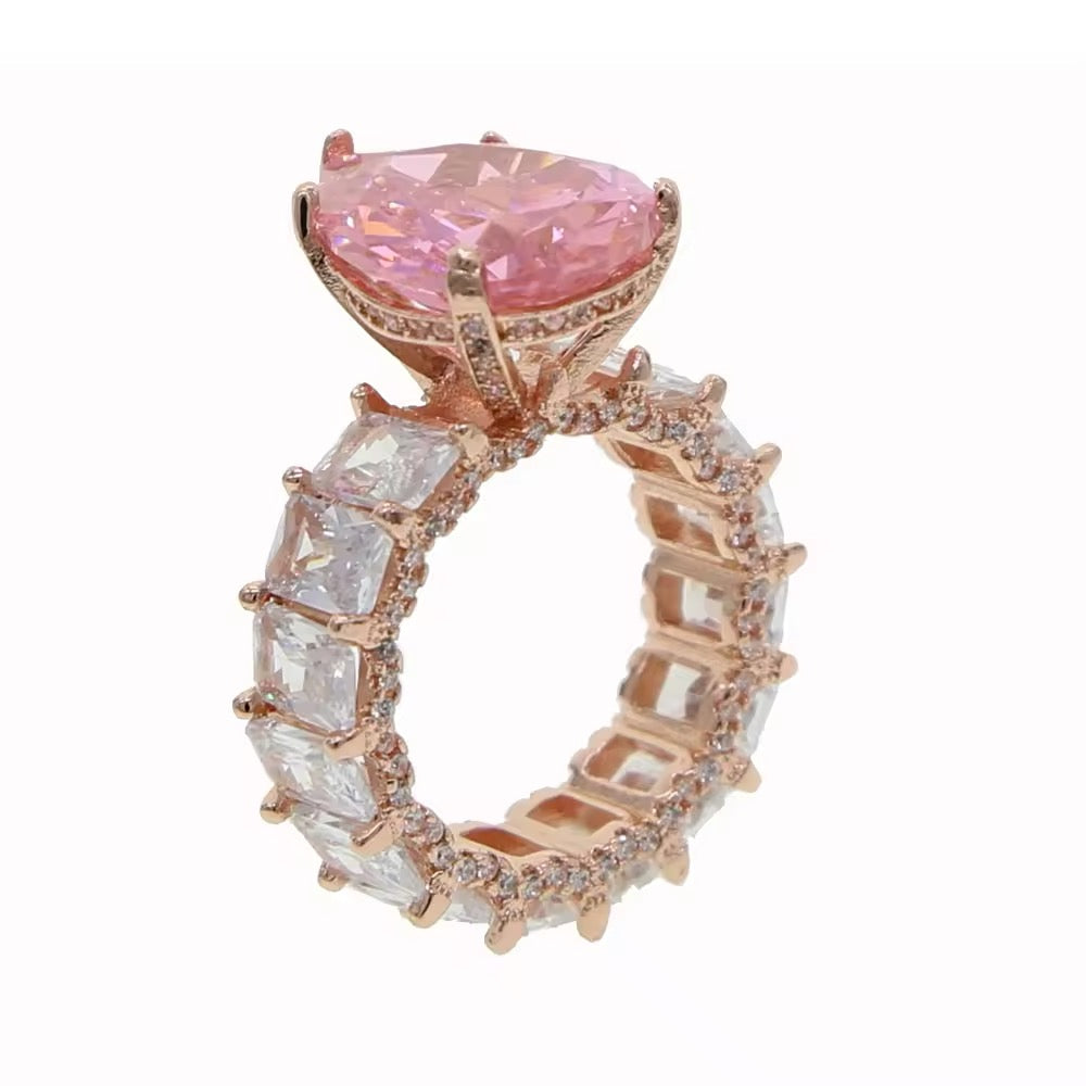 Anillo icy Kimberly Rosado