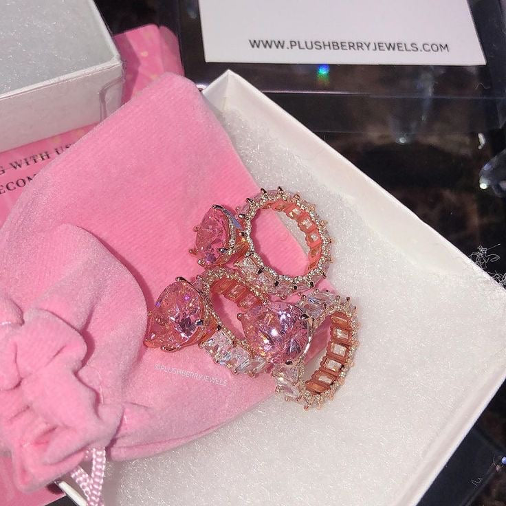 Anillo icy Kimberly Rosado
