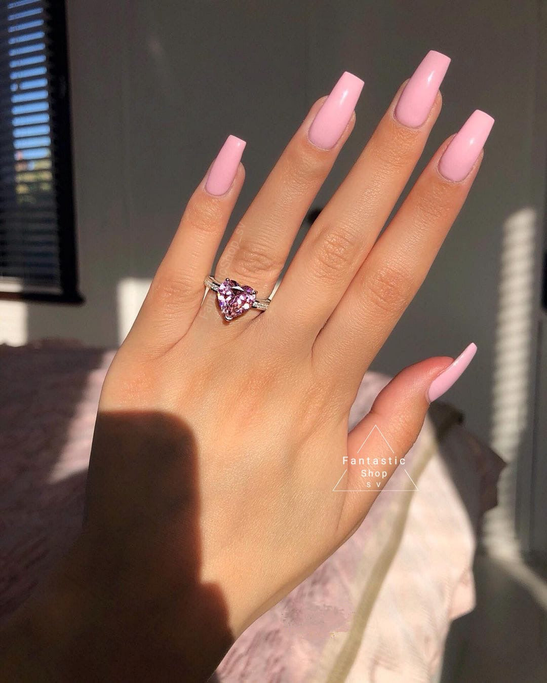 Anillo Diseño corazón Pink embassy