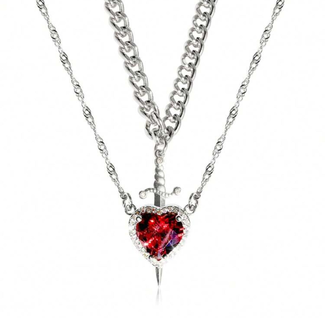 Set collar eterno parejas