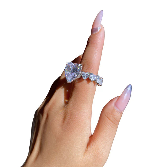 Anillo icy Majestad plateado