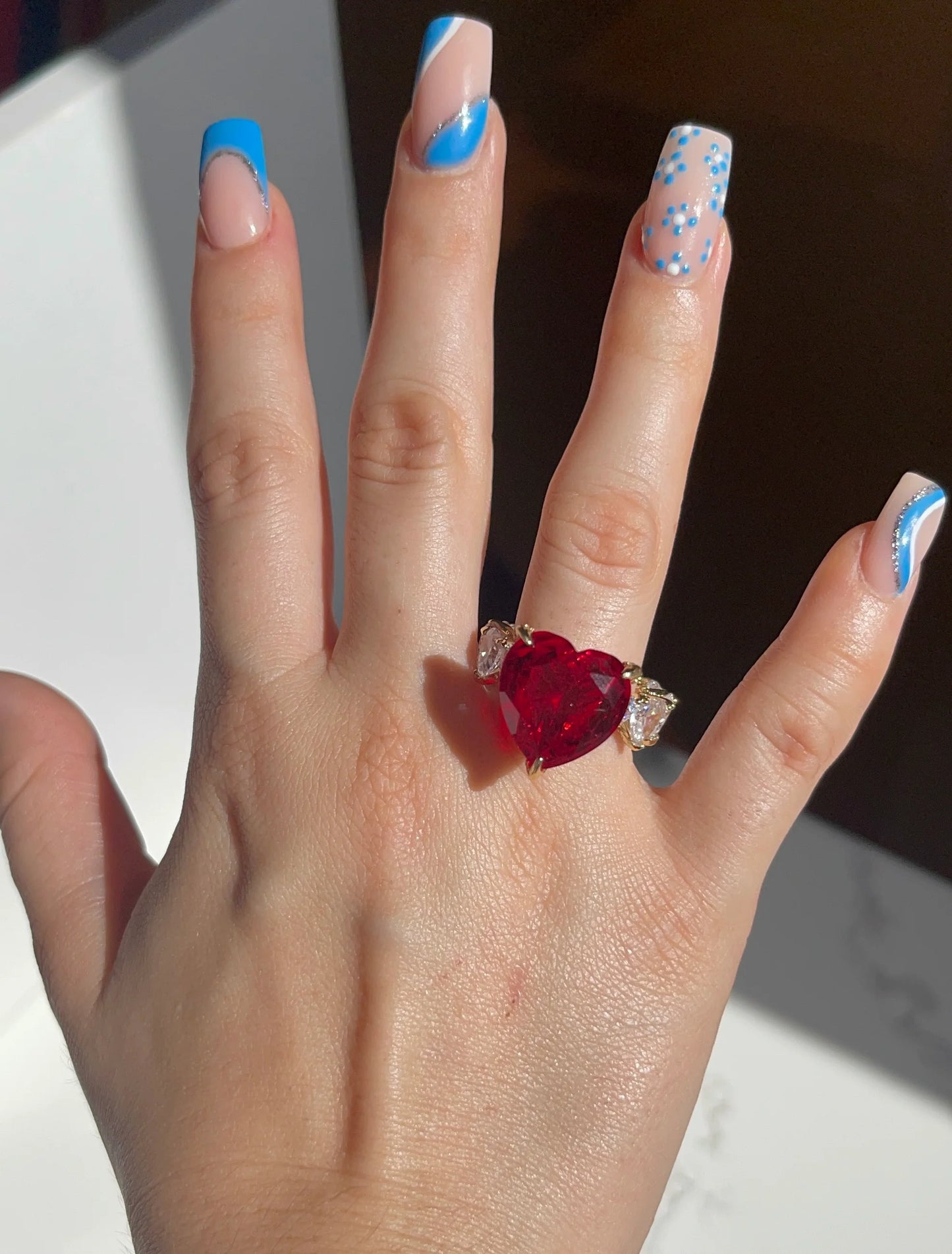 Anillo icy Aurora Dorado