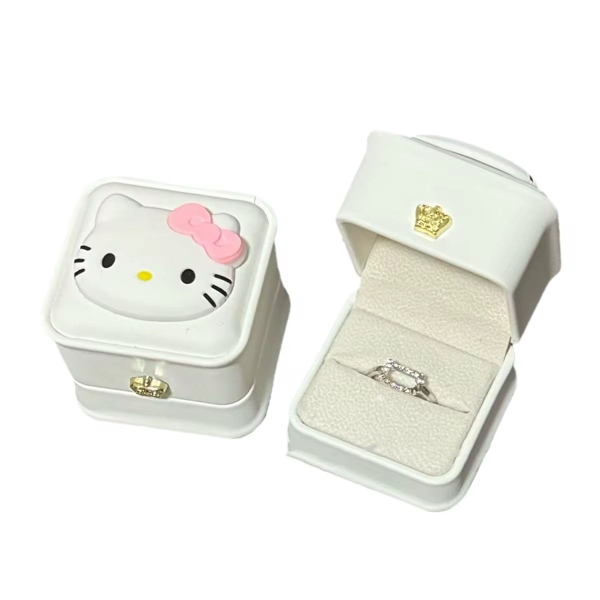 Caja para anillo hello kitty