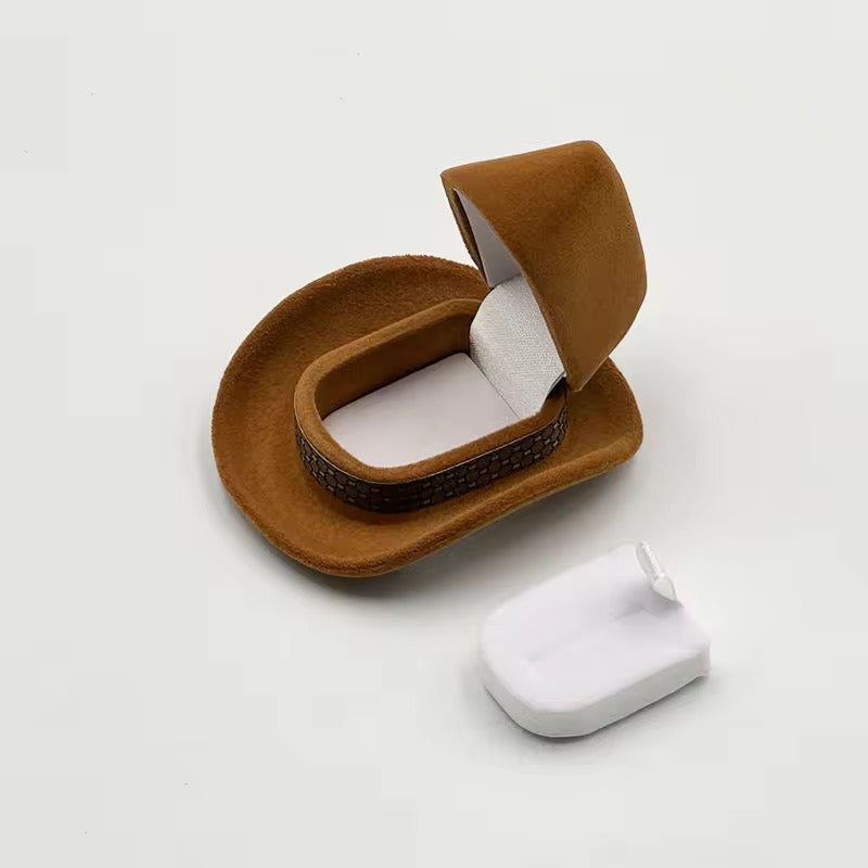Caja sombrero para anillo