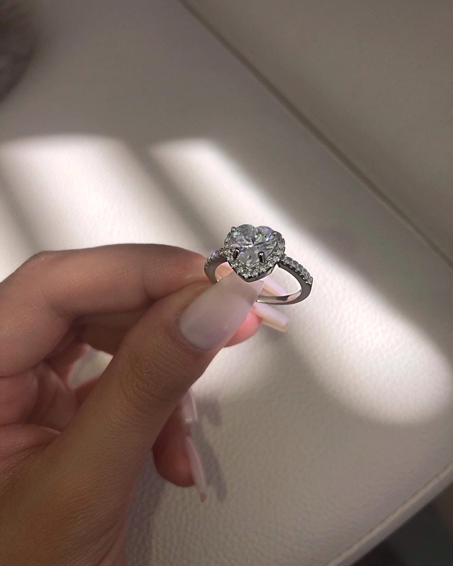 Anillo corazón Blanco