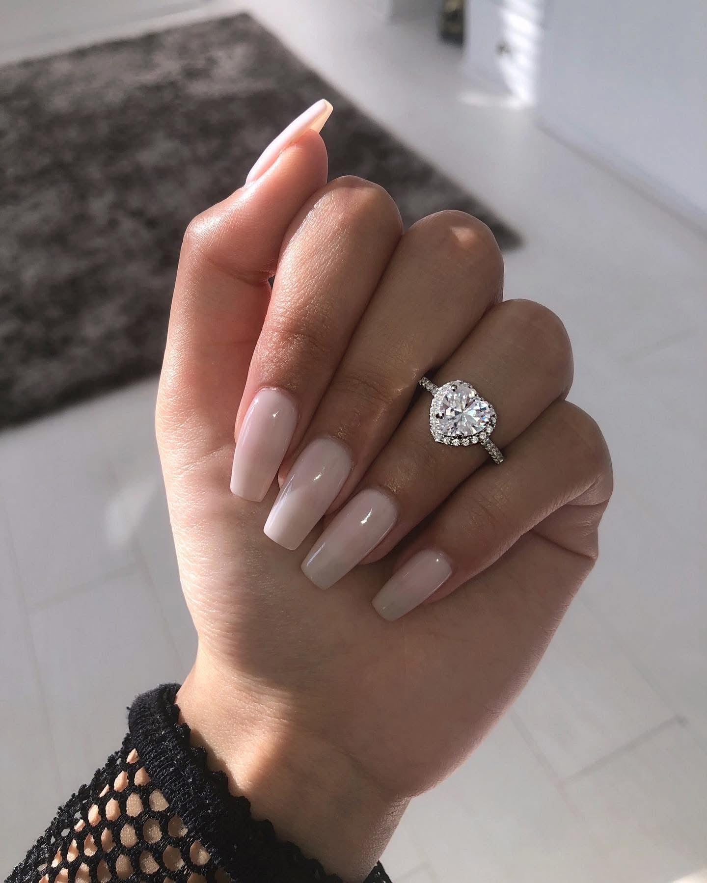 Anillo corazón Blanco