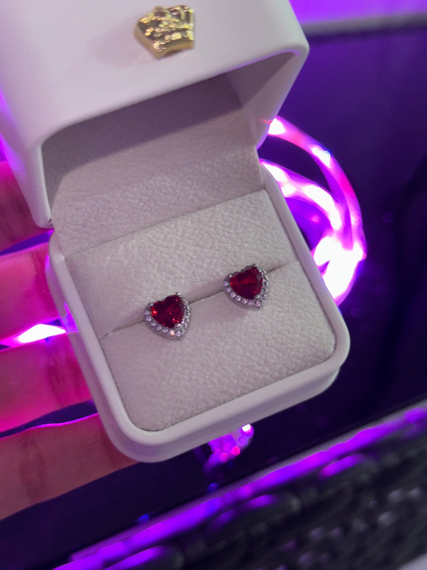 Aretes Amor Eterno | Rojo