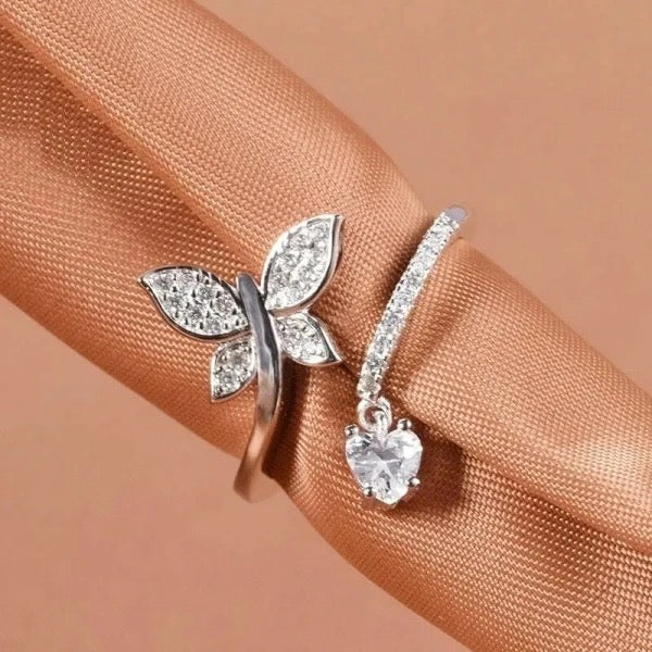 Anillo Ajustable diseño mariposa