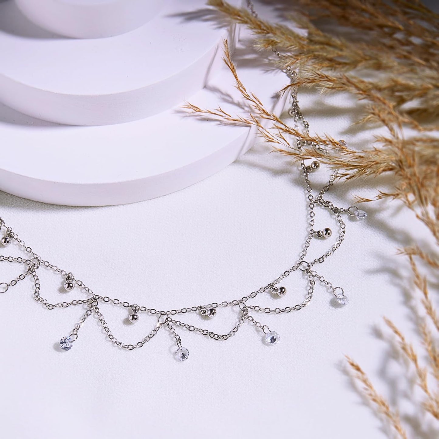 Collar princesa gotas de agua