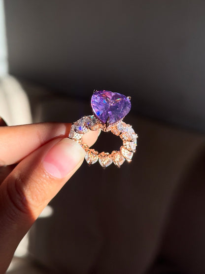 Anillo Icy doncella morado