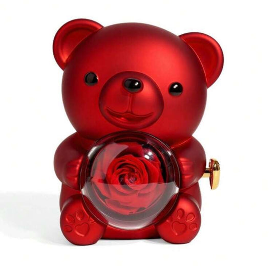 Caja oso rosa eterna