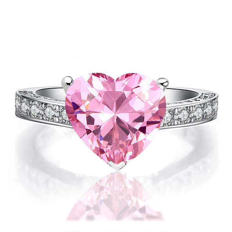 Anillo Diseño corazón Pink embassy
