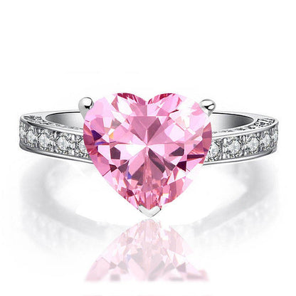 Anillo Diseño corazón Pink embassy