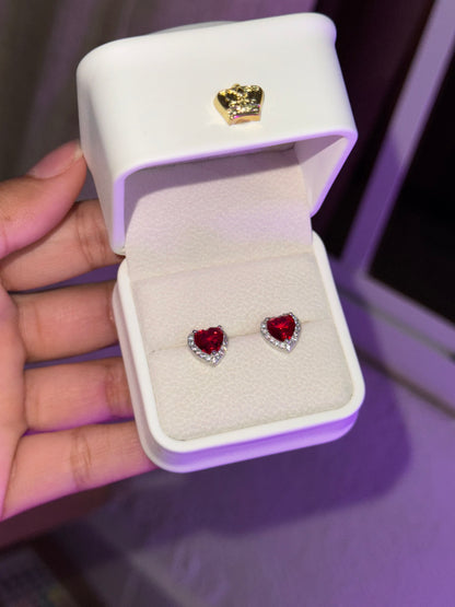 Aretes Amor Eterno | Rojo