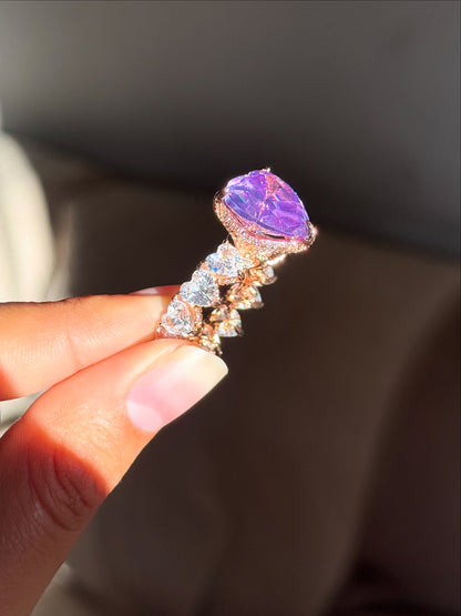 Anillo Icy doncella morado