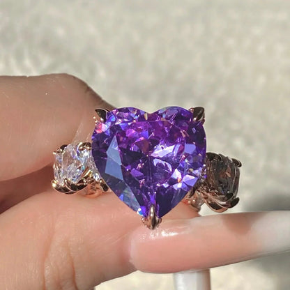 Anillo Icy doncella morado