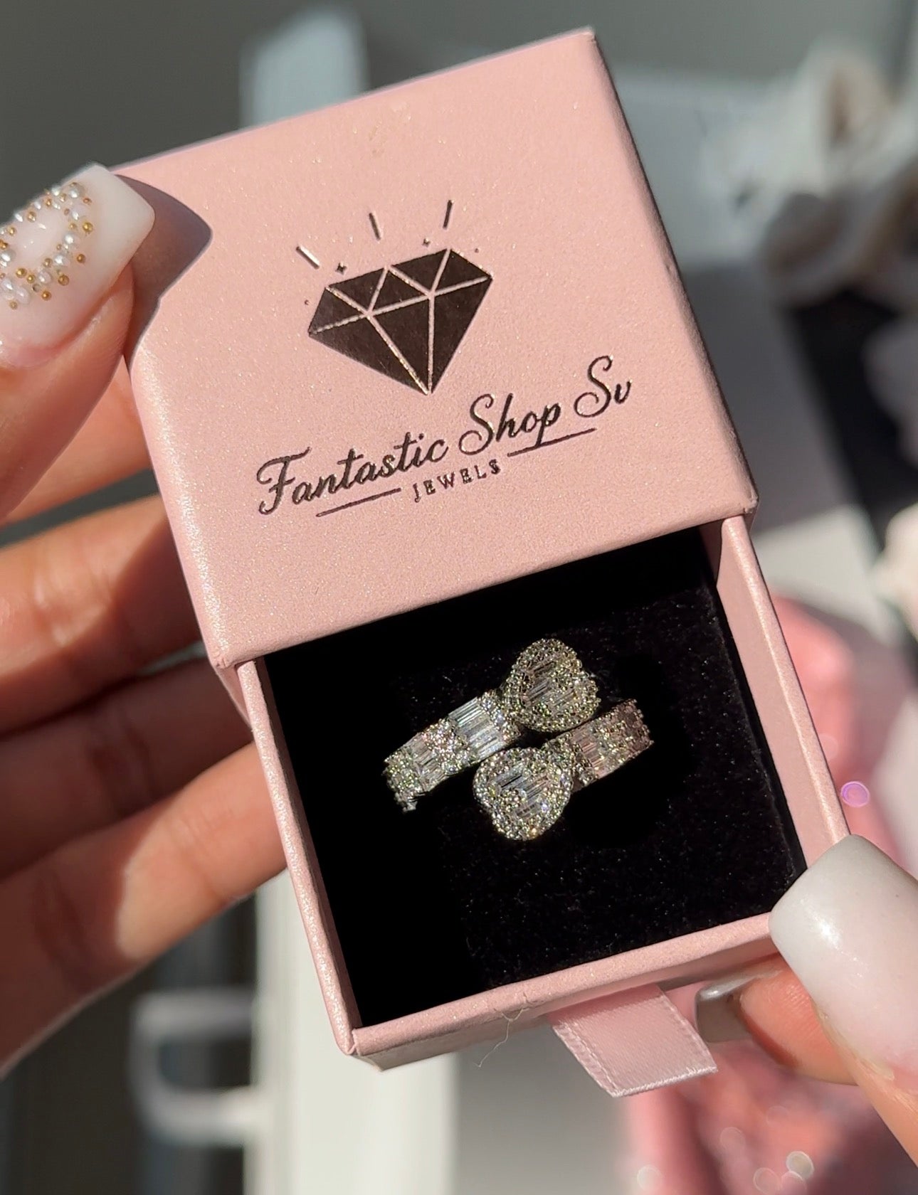 Anillo Icy ajustable unisex