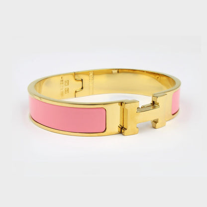 Brazalete Herme dorado Rosado