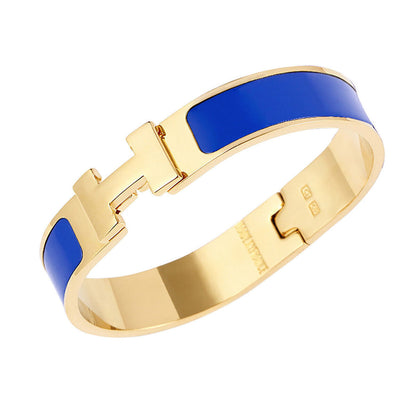 Brazalete Herme dorado azul real