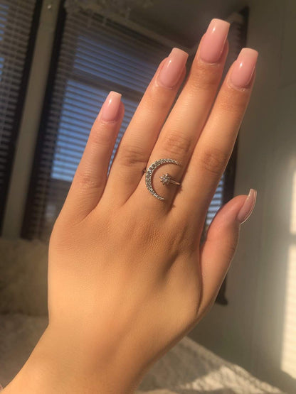 Anillo ajustable luna