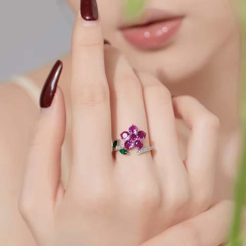 Anillo flor Dalila