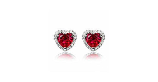 Aretes Amor Eterno | Rojo