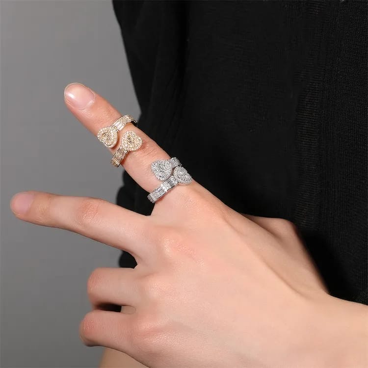 Anillo Icy ajustable unisex