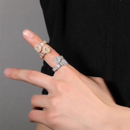 Anillo Icy ajustable unisex