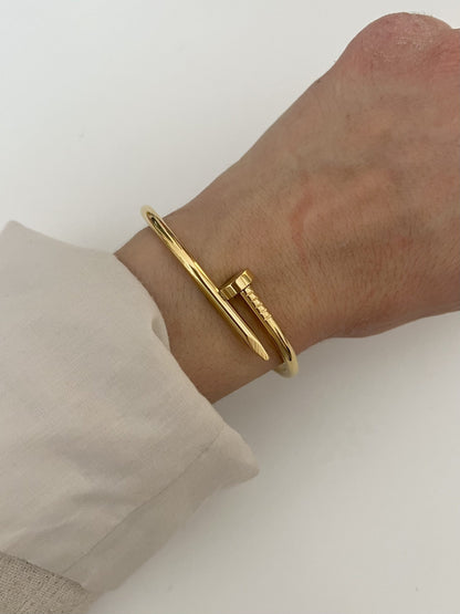 Pulsera Clavo dorado