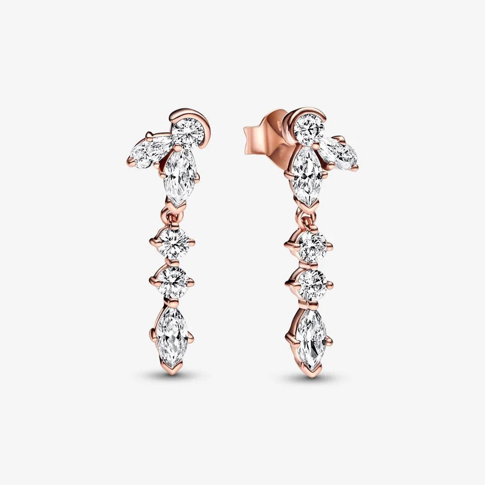 Aretes rose gold